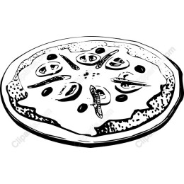Classic Hand-Drawn Pizza