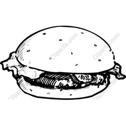 Classic Hand-Drawn Burger
