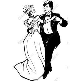 Elegant Dancing Couple