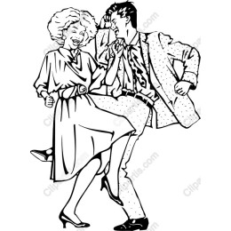 Joyful Dance Couple