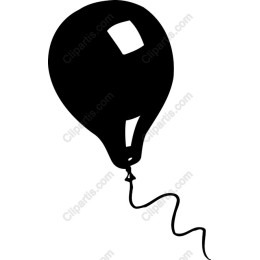 Elegant Black Balloon