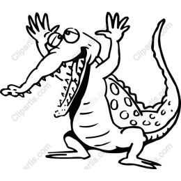 Playful Crocodile