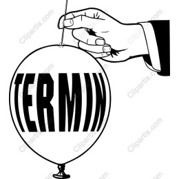 Intriguing Hand and Balloon - 'TERMIN'