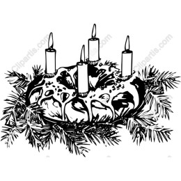 Advent Wreath Candle