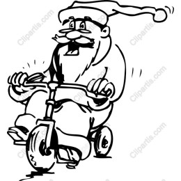 Jolly Santa Claus Tricycle