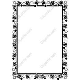 Festive Holiday Border Frame