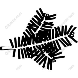 Stylized Fern Leaf