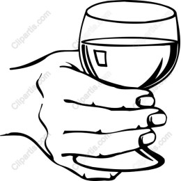 Hand Holding Cocktail Glass