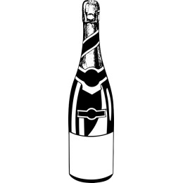 Classic Champagne Bottle
