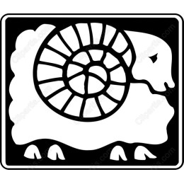 Whimsical Sheep with Spiral Shell