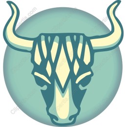 Bold Bull Skull