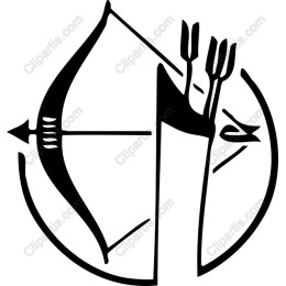 Elegant Bow and Arrow