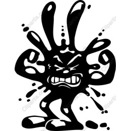 Angry Ink Splash