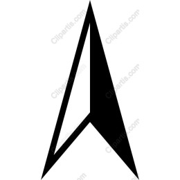 Stylish Compass Arrow