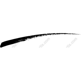 Elegant Hand-Drawn Black Brushstroke