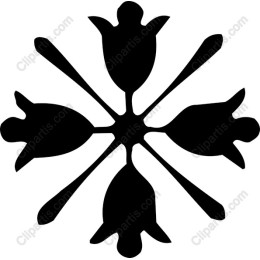 Stylized Floral Tulip