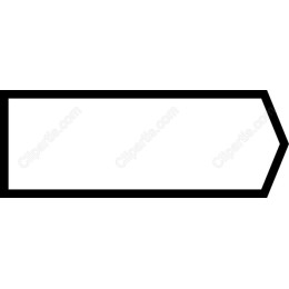 Blank Arrow Label
