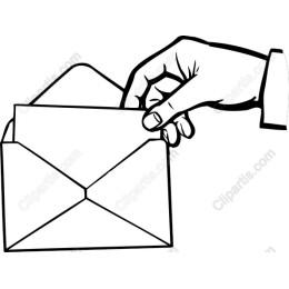 Hand-Drawn Envelope Insertion