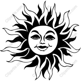 Cheerful Smiling Sun