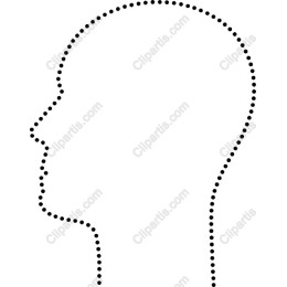 Dotted Human Profile