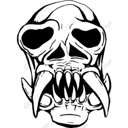 Menacing Skull