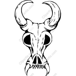 Bold Bull Skull