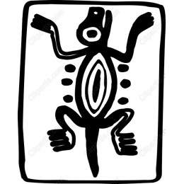 Stylized Lizard