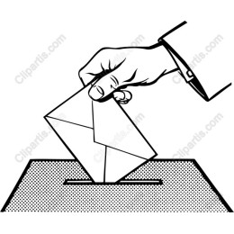Hand-Drawn Voting Envelope