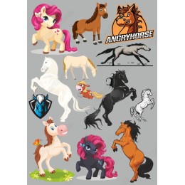 Horse Bundle: Set of Whimsical Equine