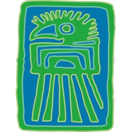 Vibrant Tribal Bird