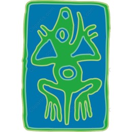 Vibrant Green Frog