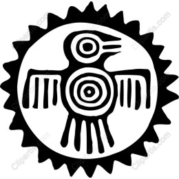 Stylized Bird with Radiant Elements