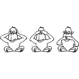 Three Wise Monkeys