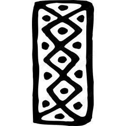 Black and White Geometric Pattern