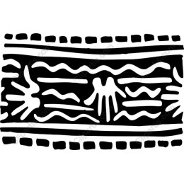 Black and White Tribal Pattern