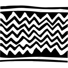 Dynamic Black and White Zigzag Pattern