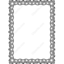 Elegant Black Lace Border
