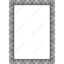 Decorative Floral Border