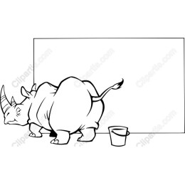 Whimsical Rhinoceros