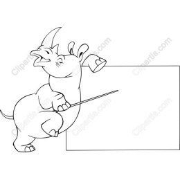 Playful Rhinoceros