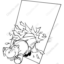 Hippo Breaking Through