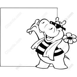 Cheerful Hippo