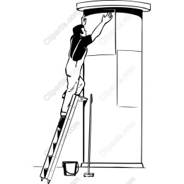 Painter on Ladder