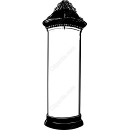 Vintage Ornate Inional Column
