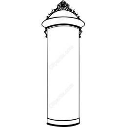 Elegant Ornate Pillar