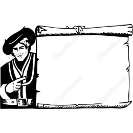 Vintage Character Scroll