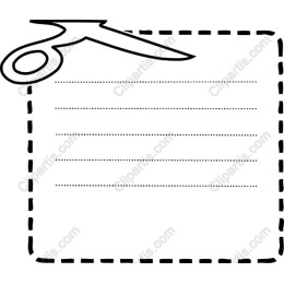 Scissors Cut Lines