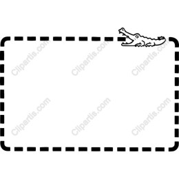 Crocodile-Themed Frame