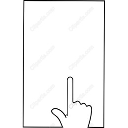 Minimalist Pointing Hand