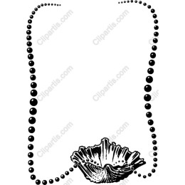 Elegant Pearl and Clam Shell